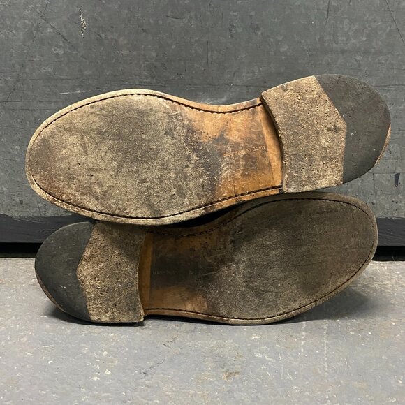 ENGINEERED GARMENTS x TRICKER'S GIBSON Multicolor Multi Leather Derby Shoes - Picture 6 of 12